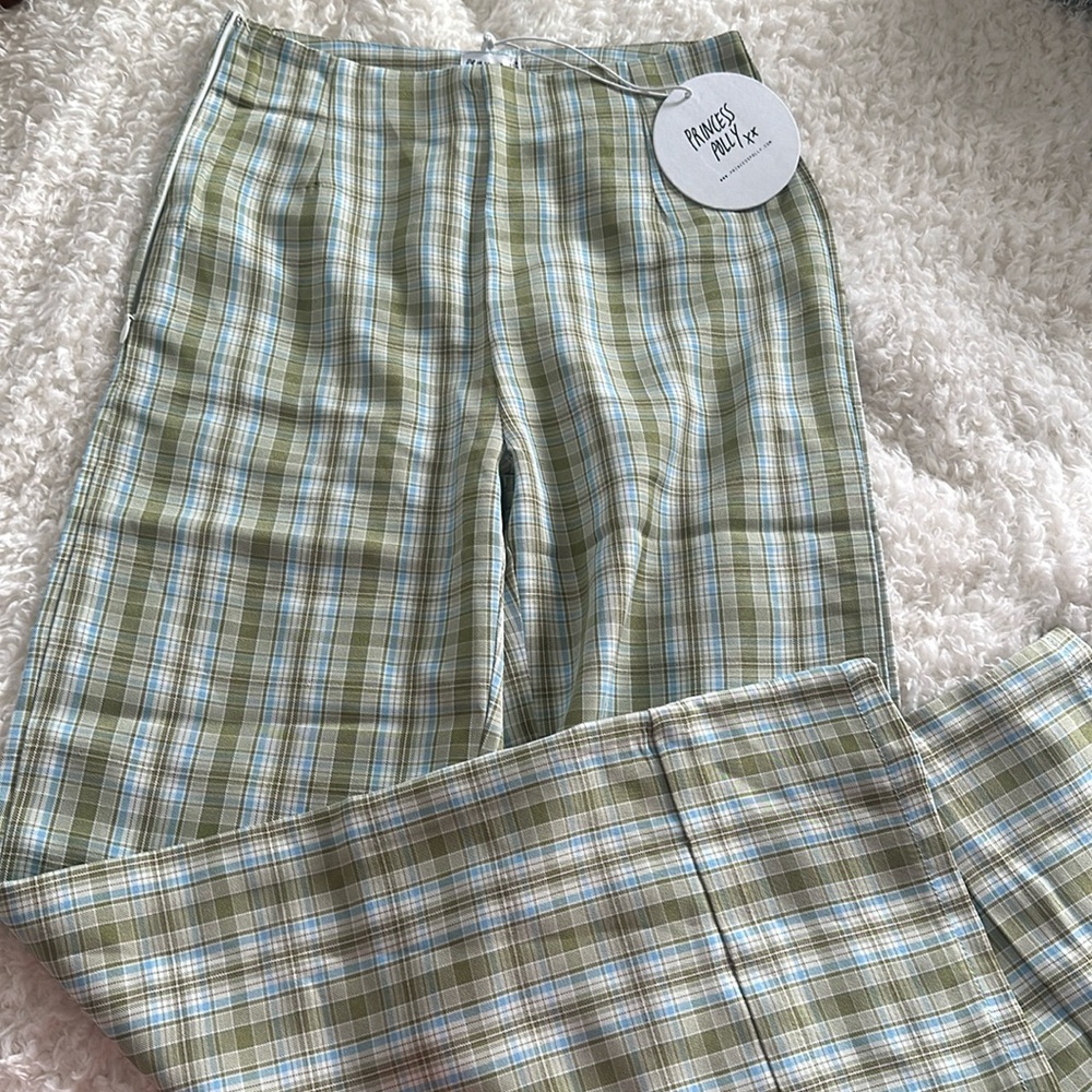 Princess Polly gingham pants cropped ankle